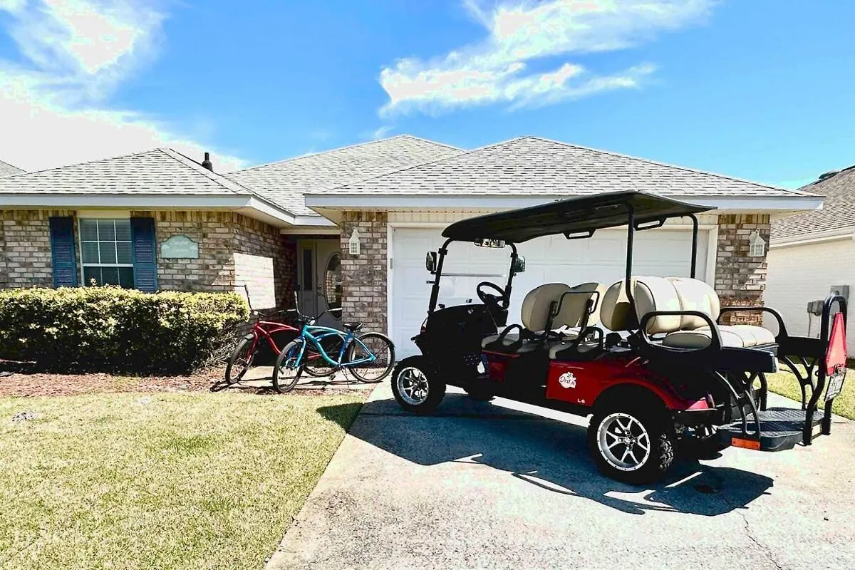 Barefoot Escape Golf Cart Deals Gated Beach Access Дестин Дом отдыха