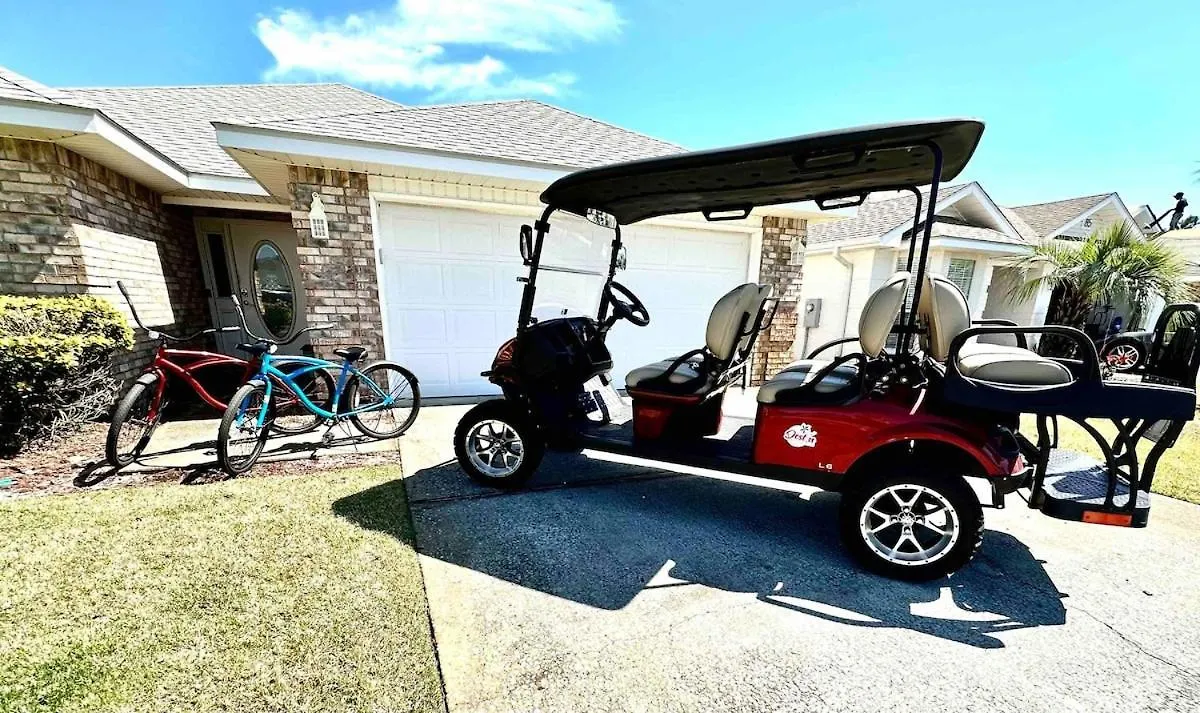 Barefoot Escape Golf Cart Deals Gated Beach Access Дестин 0*,  США